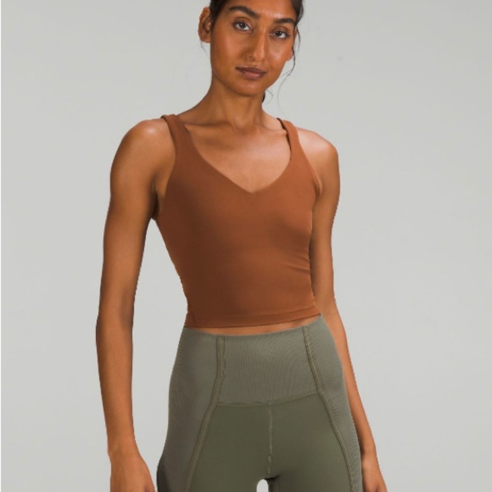Lululemon Copper V-Neck Tank